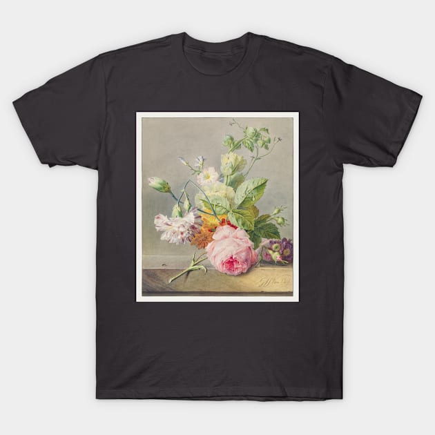 Georgius Jacobus Johannes van Os' Floral Still Life T-Shirt by Kitchen Sink Stickers and More!